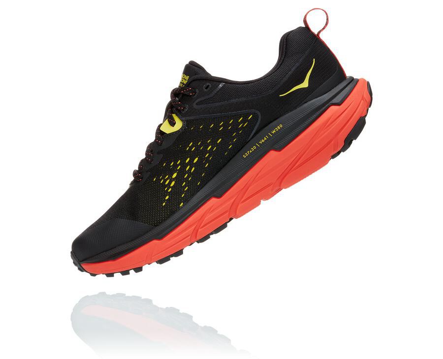 Hoka One One Spor Ayakkabı Erkek Siyah/Kırmızı - Challenger Atr 6 Gore-Tex - ZR0386742